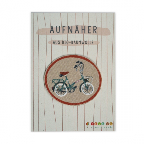 Aufnäher Fahrrad Tell Me Berlin