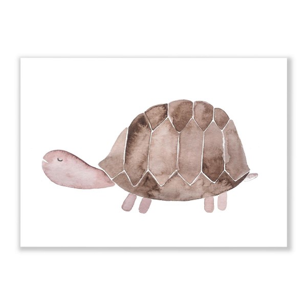 Frau Ottilie Print A4 Schildkröte