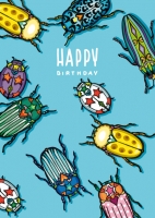 IL0369 Natalo Käfer Happy Birthday Geburtstag illi Nürnberg Postkarte IL0369 Natalo Käfer Happy Birthday Geburtstag illi Nürnberg Postkarte