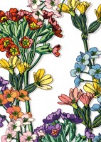 IL0237 Miala Blumen illi Postkarte IL0237 Miala Blumen illi Postkarte