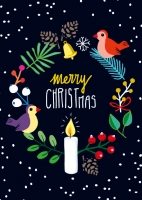 IL0220 Nado merry Christmas Weihnachten illi Postkarte IL0220 Nado merry Christmas Weihnachten illi Postkarte