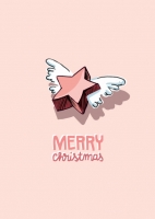 ILX0064 Kuruka Merry Christmas Weihnachten Stern Nürnberg Postkarte ILX0064 Kuruka Merry Christmas Weihnachten Stern Nürnberg Postkarte