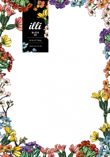 IL8012 Block illi Miala Blumen