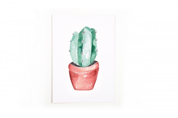 Gretas Schwester Postkarte Kaktus