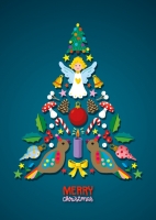 ILX0089 Bapindo Merry Christmas Postkarte illi Nürnberg Weihnachten ILX0089 Bapindo Merry Christmas Postkarte illi Nürnberg Weihnachten