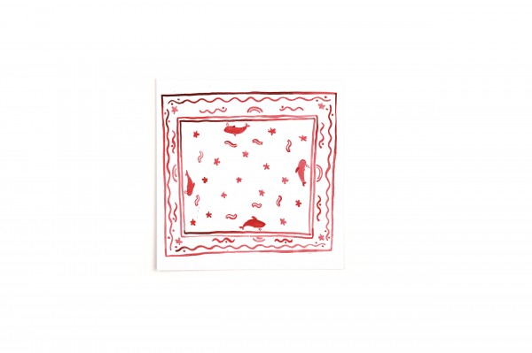 Postkarte Bandana Gretas Schwester