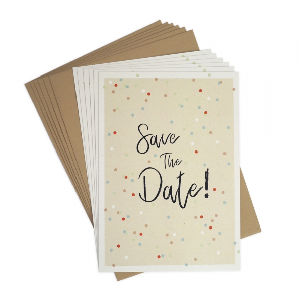 Postkarten-Set 'Save The Date!' von Tell Me Berlin Hochzeit