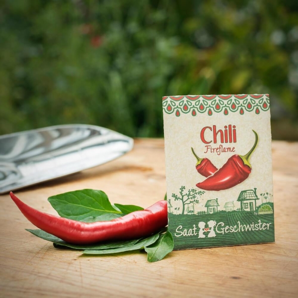 Die Stadtgärtner Saatgut Samen Chilli rot