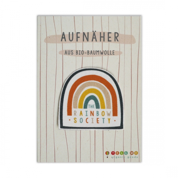 Aufnäher Regenbogen 'The Rainbow Society' Tell Me Berlin