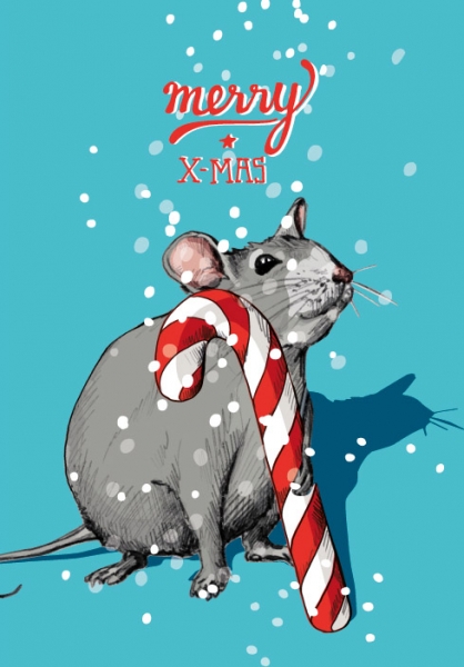 IL9083 Mimo Klappkarte illi Merry x-mas Weihnachten Nürnberg