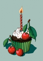 IL0265 Totoffi Geburtstag illi Postkarte IL0265 Totoffi Geburtstag illi Postkarte