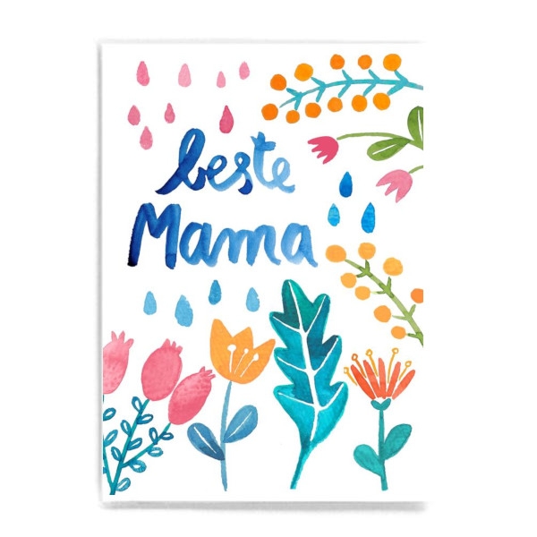 Postkarte beste Mama Frau Ottilie