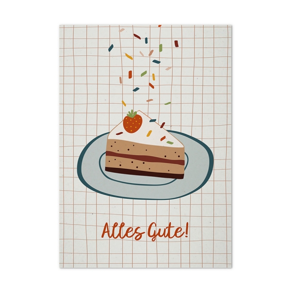 Postkarte - Alles Gute! Tell Me Berlin Geburtstag