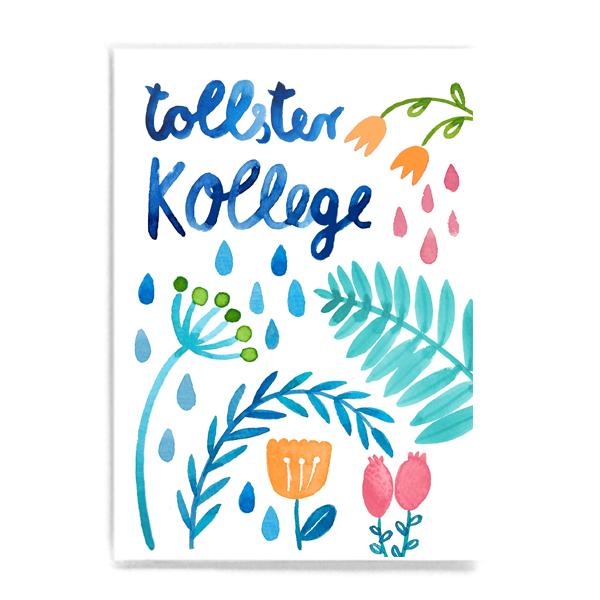 Postkarte tollster Kollege Frau Ottilie