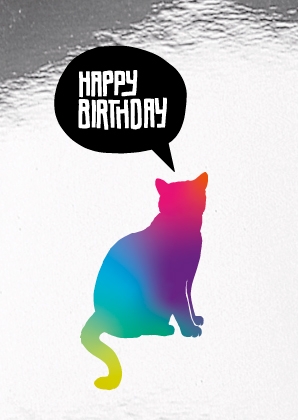 IL2003 Katze Tica Happy Birthday Madubi Postkarte illi