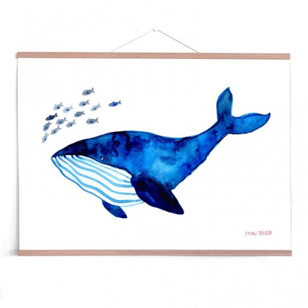 Wal Print Frau Ottilie A3