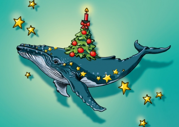 ILX0122 Wal Wadu illi Postkarte Nürnberg Weihnachten