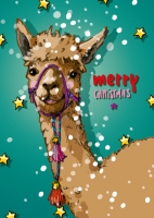 ILX0083 Alpaka Nux Postkarte illi Nürnberg Merry Christmas Weihnachten ILX0083 Alpaka Nux Postkarte illi Nürnberg Merry Christmas Weihnachten