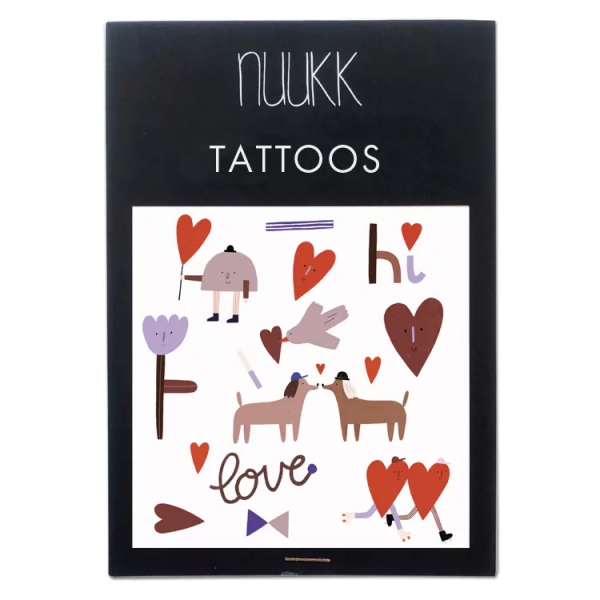 Tattoos - Lots of Love Liebe Herzen Blumen hi Vogel nuukk